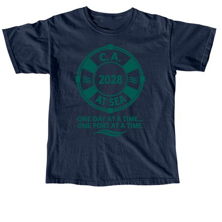 C.A. at Sea 2028 ? Limited Edition, a True Navy Comfort Colors Unisex Tee