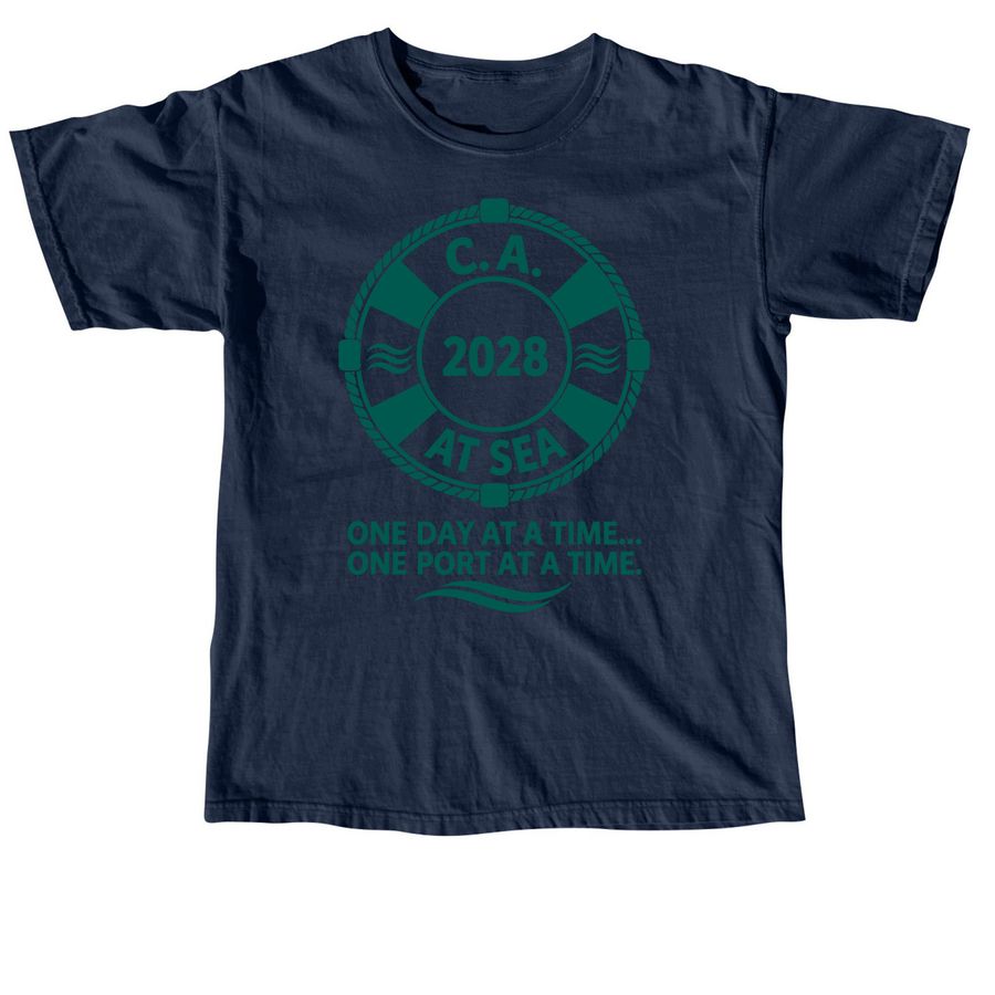 C.A. at Sea 2028 ? Limited Edition, a True Navy Comfort Colors Unisex Tee