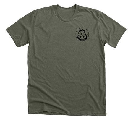 New C TRP, a Heather Military Green Premium Unisex Tee