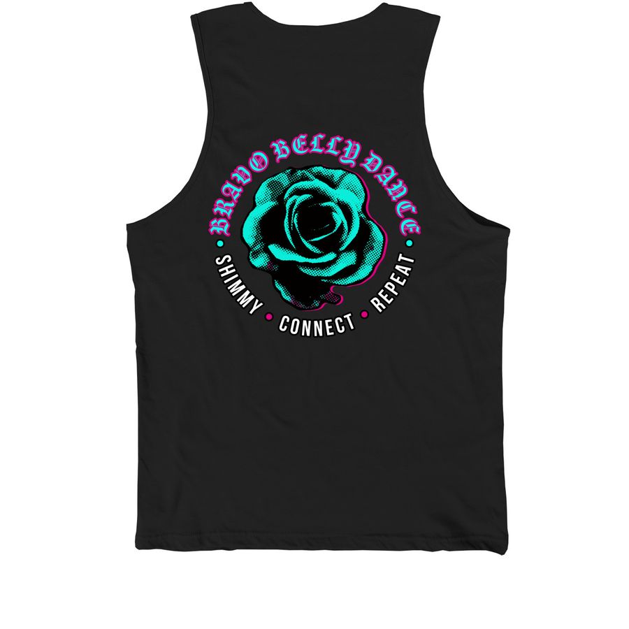 Bravo Belly Dance | SCR Logo, a Black Premium Cotton Tank