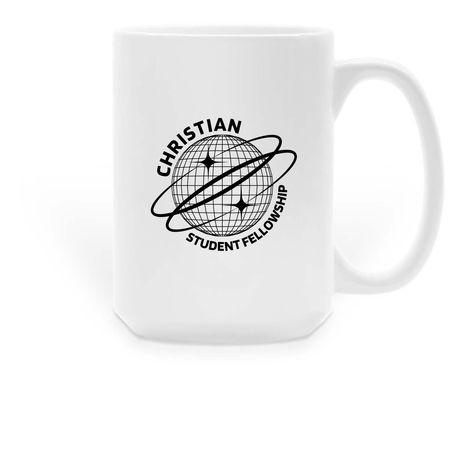 CSF Fall 2025, a White Large Coffee Mug