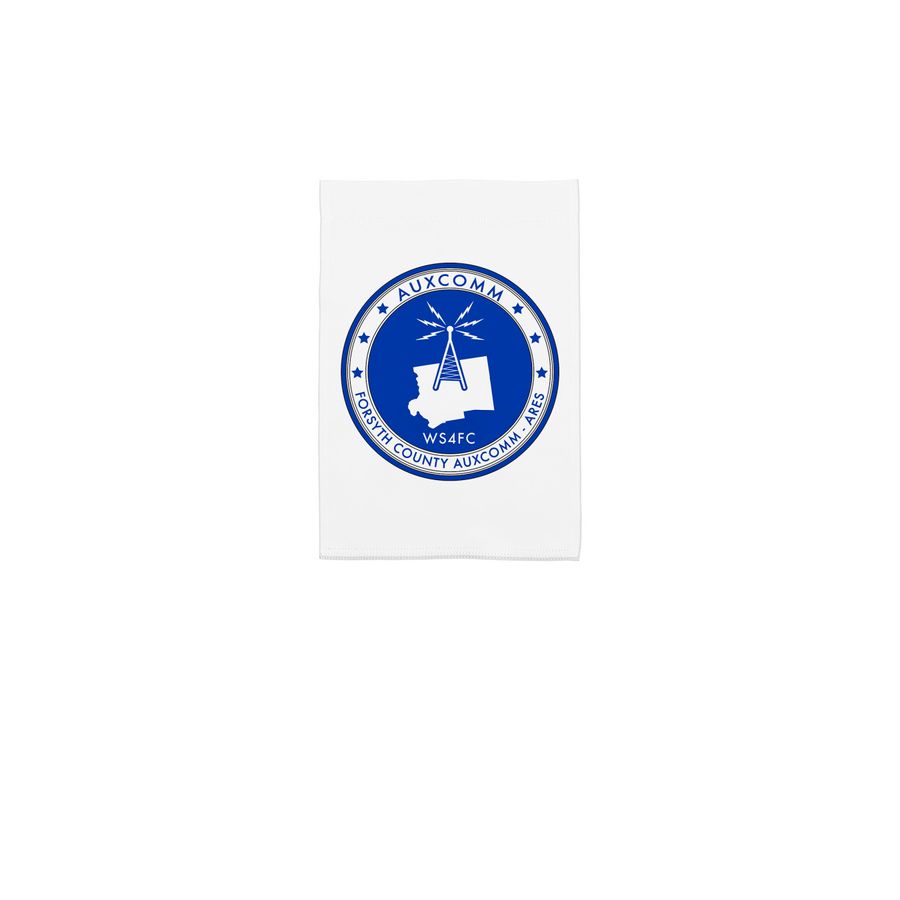 Yard Flag, a White 12" x 18" Yard Flag