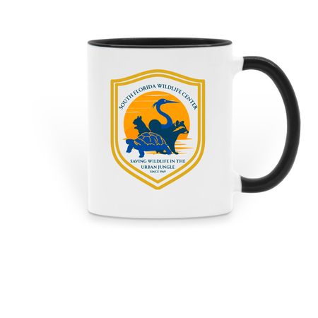 Urban Jungle Collection, a Black Two-Tone Ceramic Mug