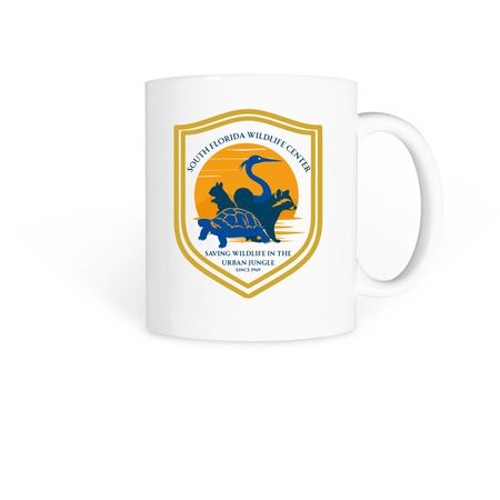Urban Jungle Collection, a White Coffee Mug