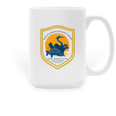 Urban Jungle Collection, a White Large Coffee Mug
