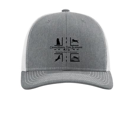 Stay Cool & Look Cool With CrossRoads Hat!, a Heather Grey/ Light Grey Printed Snapback Trucker Cap