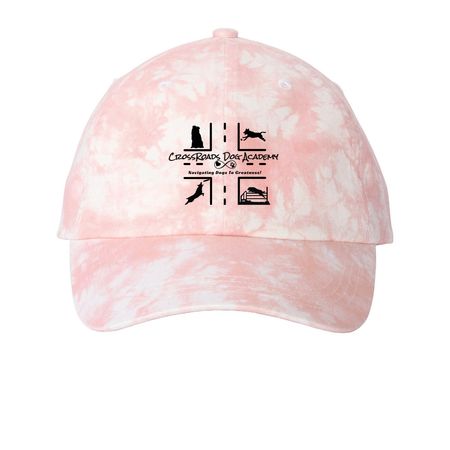 Stay Cool & Look Cool With CrossRoads Hat!, a Light Pink Printed Tie Dye Baseball Hat