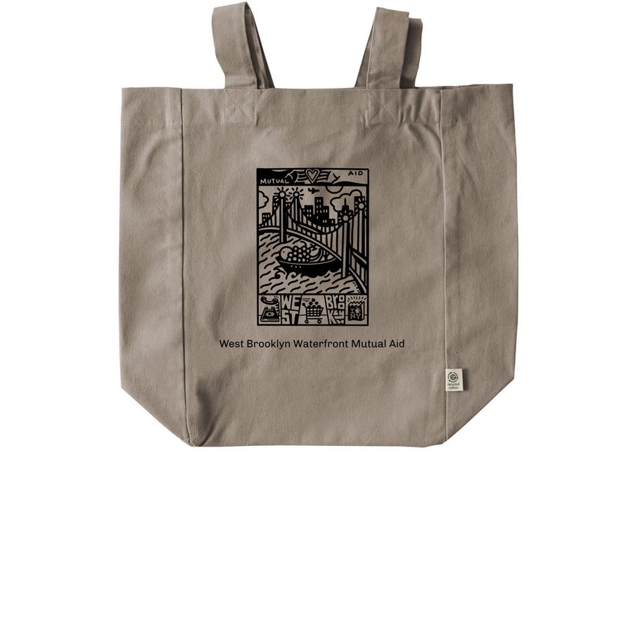 Waterfront Tote by Noel, a Pumice Recycled Cotton Tote Bag