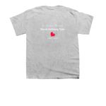 Hunter Syndrome Awareness, a Sport Grey Youth Unisex Tee (back-view)
