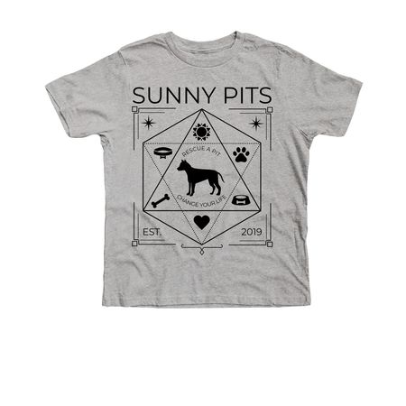 Sunny Pits Mythic Design, a Athletic Heather Premium Youth Tee