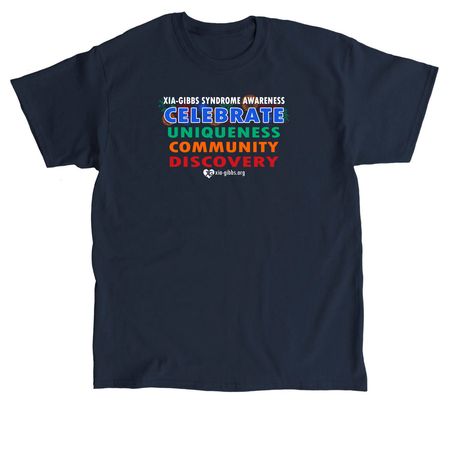 XGS Celebrate Discovery Shirt, a Navy Classic Unisex Tee
