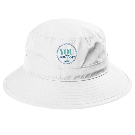 You Matter - Hat, a White Printed UV Bucket Hat