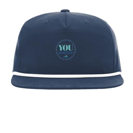 You Matter - Hat, a Navy/ White Printed Umpqua Snapback Cap