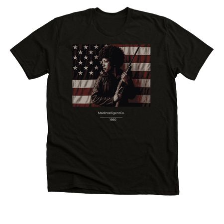 Black Freedom, a Solid Black Blend Premium Unisex Tee