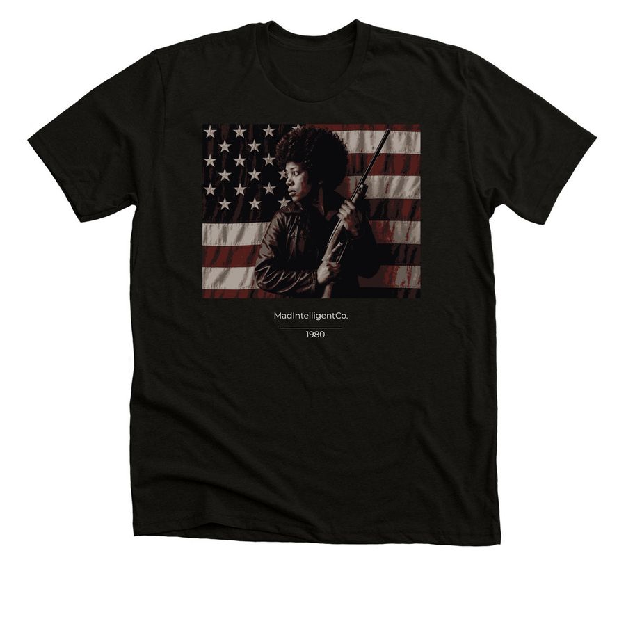 Black Freedom, a Solid Black Blend Premium Unisex Tee