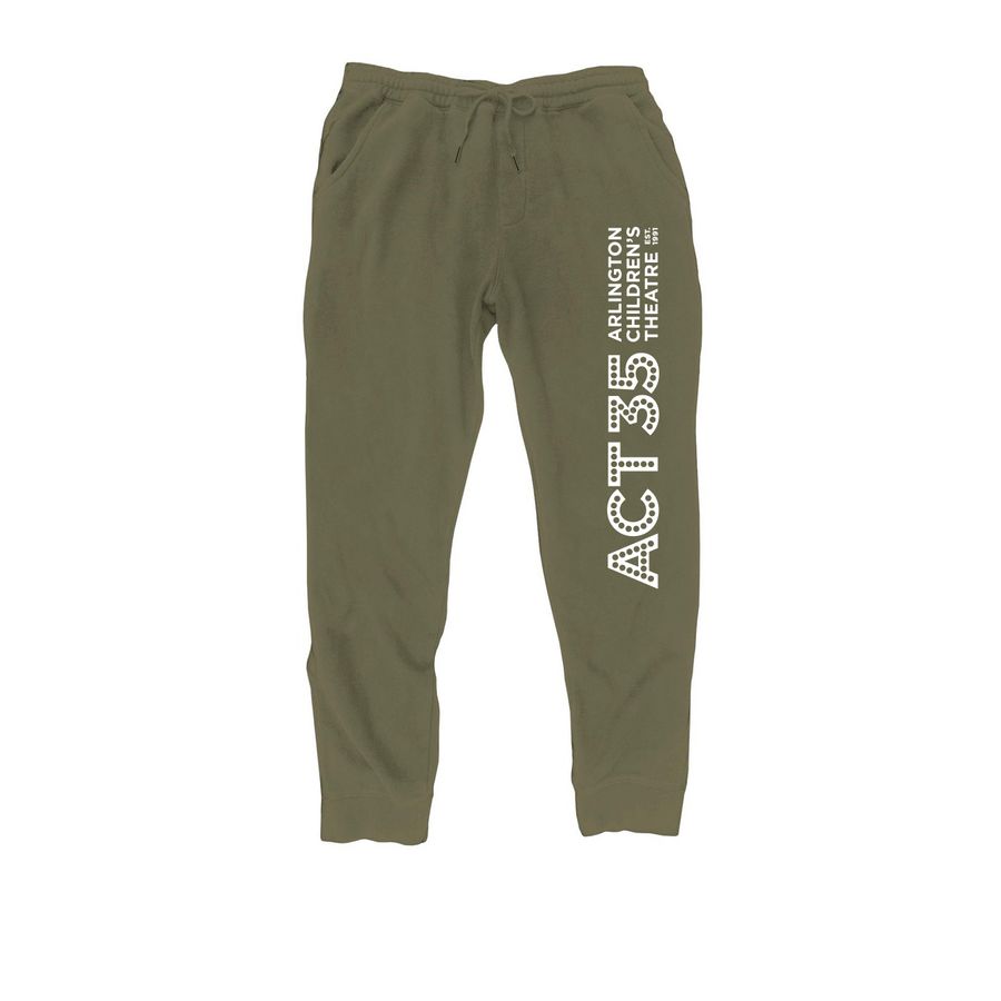ACT 35th Anniversary bottoms, a Army Midweight Fleece Joggers