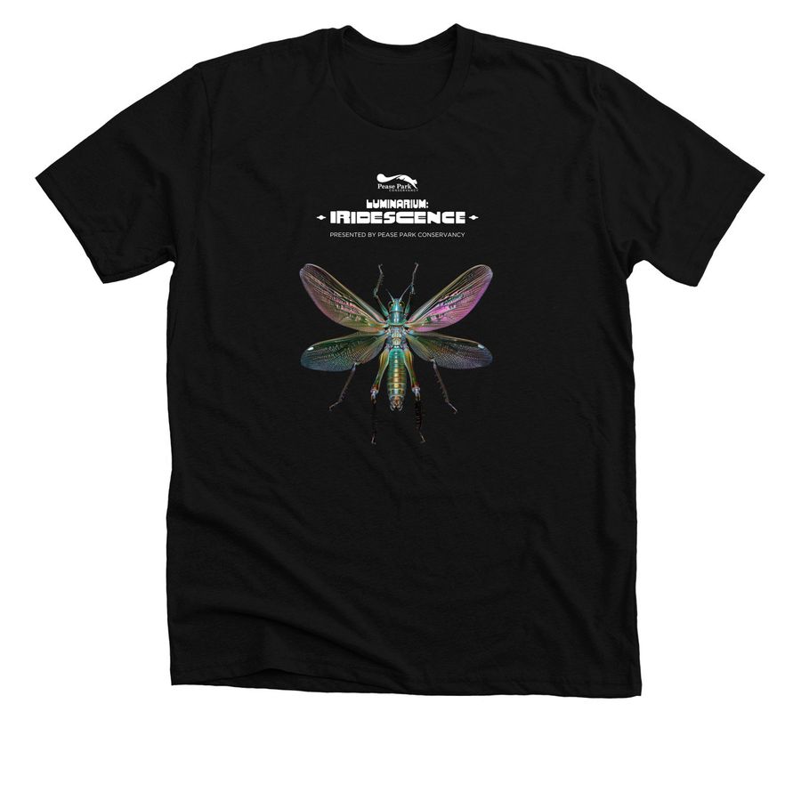 Luminarium: Iridescence Critter, a Solid Black Blend Premium Unisex Tee