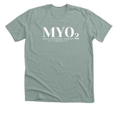 MYO2, a Heather Sage Premium Unisex Tee