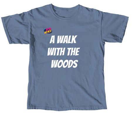 KHQ Team at the Alzheimer's Walk, a Blue Jean Comfort Colors Unisex Tee