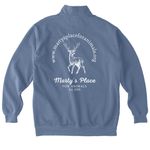 MP 2026, a Blue Jean Comfort Colors Quarter Zip Pullover (back-view)