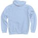 Promise Walk Hoodie, a Light Blue Pullover Hoodie (back-view)