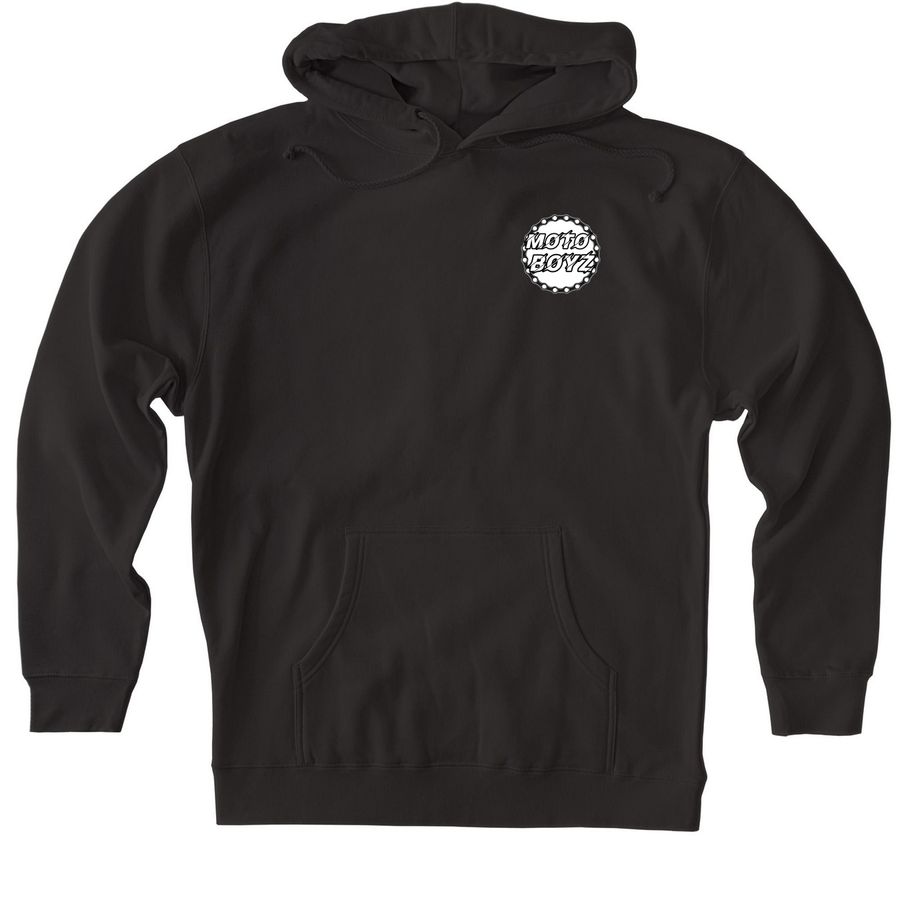 Moto Boyz Christian Hoodies, a Black Heavyweight Pullover Hoodie