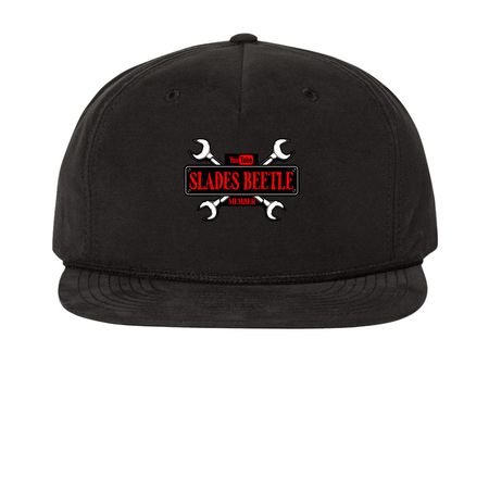 Slade's Member Hats, a Black Printed Umpqua Snapback Cap