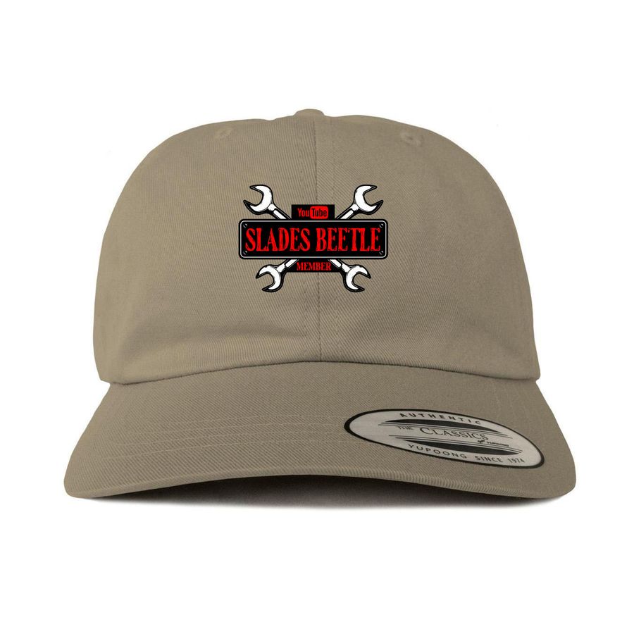 Slade's Member Hats, a Khaki Printed Classic Baseball Cap