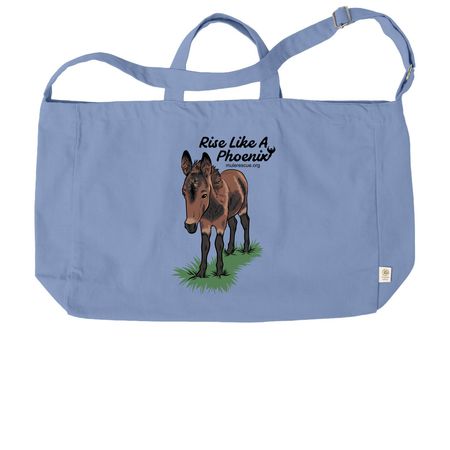 Rise Like A Phoenix Tote Bag, a Elemental Blue Reclaimist G2G Tote Bag