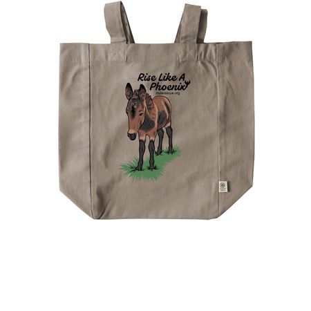Rise Like A Phoenix Tote Bag, a Pumice Recycled Cotton Tote Bag