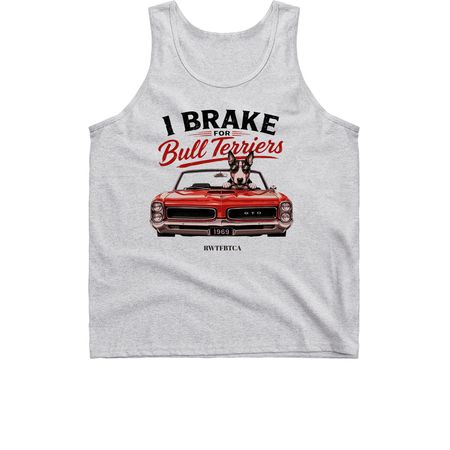 Muscle Car Bull Terrier, a Sport Grey Classic Unisex Tank Top