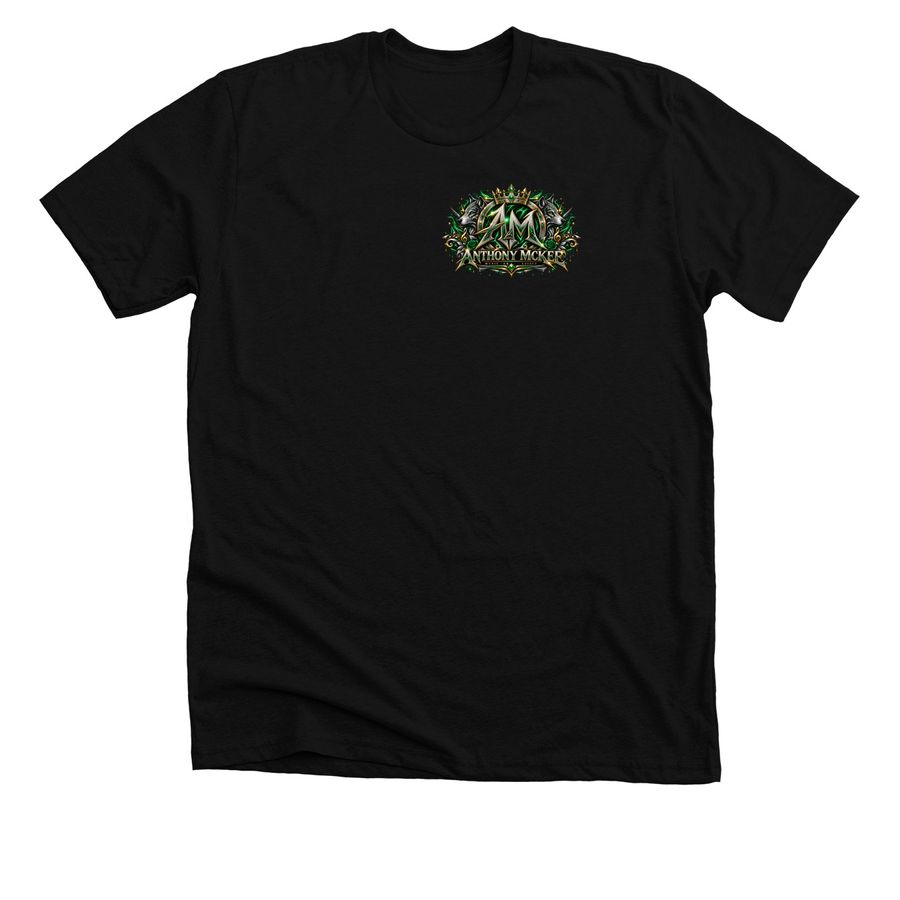 Artist Merch, a Solid Black Blend Premium Unisex Tee