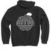 hoodie, a Black Pullover Hoodie (back-view)