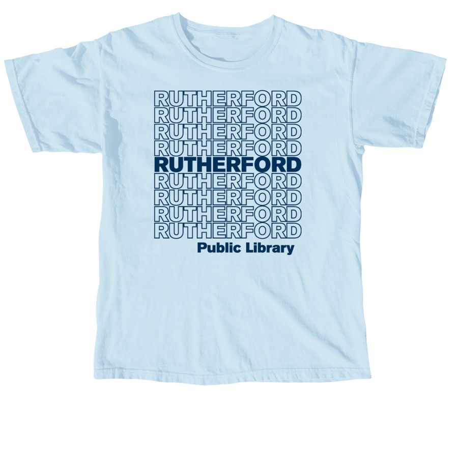 Repeating Rutherford - Blue, a Chambray Comfort Colors Unisex Tee