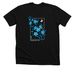 "Forget Me Not" Collection (Black, Navy), a Solid Black Blend Premium Unisex Tee