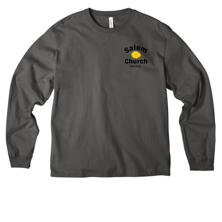 Salem "Weed" Love to See You Tee, a Asphalt Unisex Heavyweight Long Sleeve Tee