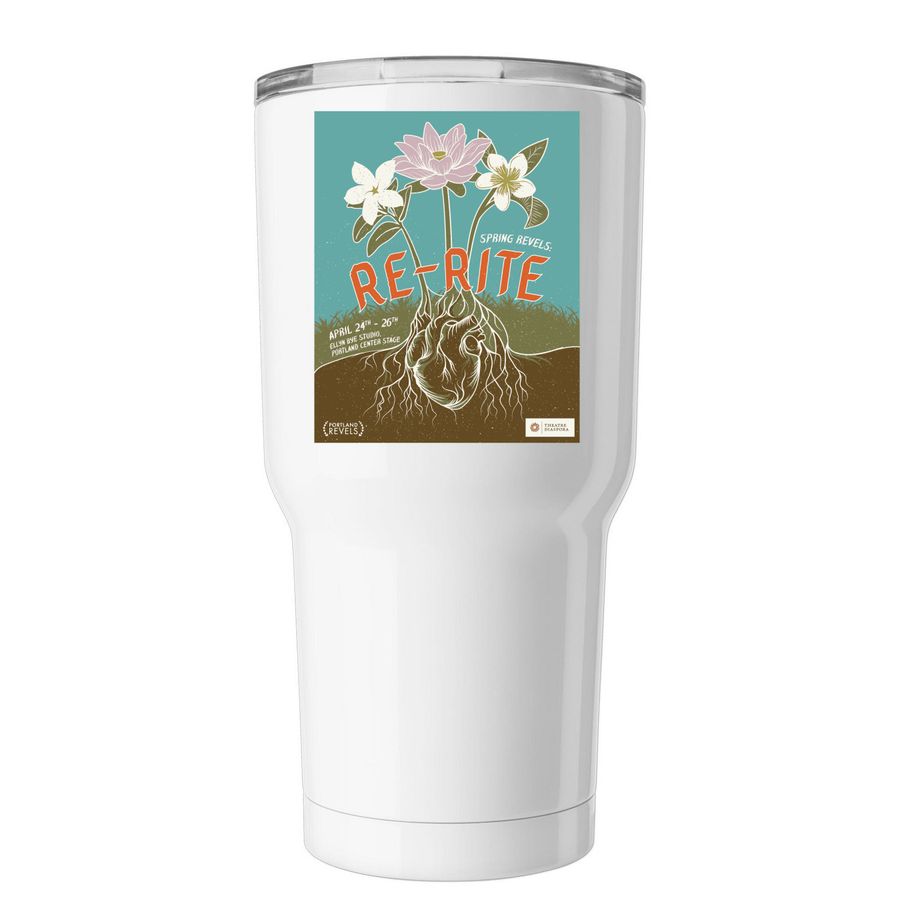 Re-Rite Tumbler, a White Insulated Tumbler