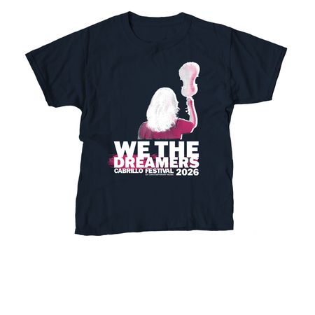 We the Dreamers, a Navy Youth Unisex Tee