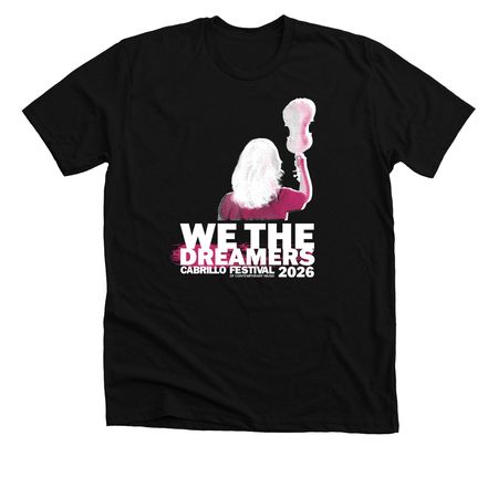 We the Dreamers, a Solid Black Blend Premium Unisex Tee
