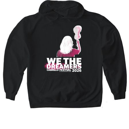 We the Dreamers, a Black Gildan Softstyle Pullover Hoodie