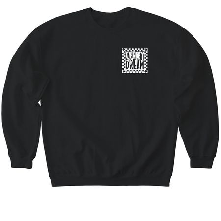 Cheney Dreaming, a Black Softstyle Crewneck Sweatshirt