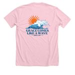 Idea #2 T shirts, a Heather Pink Premium Unisex Tee (back-view)