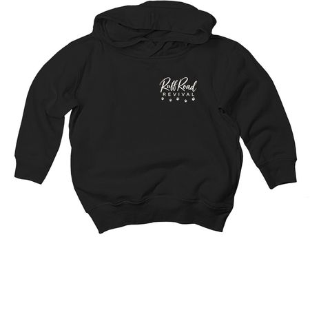 Ruff Road Revival- Toddler, a Black Toddler Pullover Hoodie