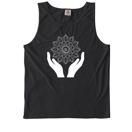 Yoga Recovery Pittsburgh, a Black Comfort Colors Tank Top