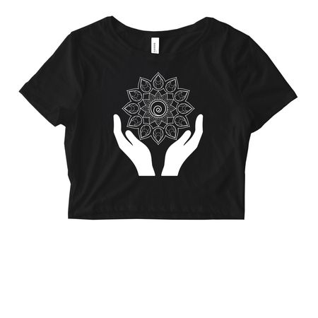 Yoga Recovery Pittsburgh, a Black Women's Fitted Cropped Tee