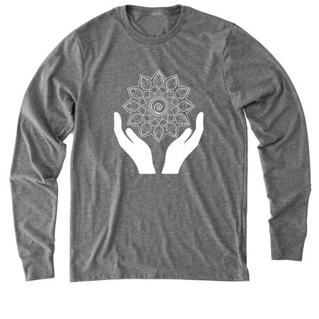 Yoga Recovery Pittsburgh, a Aluminum Grey Allmade Eco Triblend Long Sleeve Tee