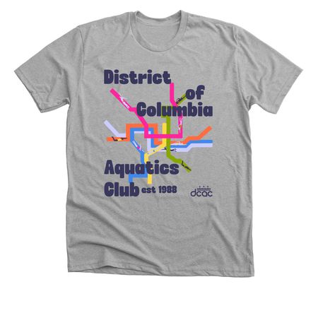 DC Metro Pride 2026, a Athletic Heather Premium Unisex Tee