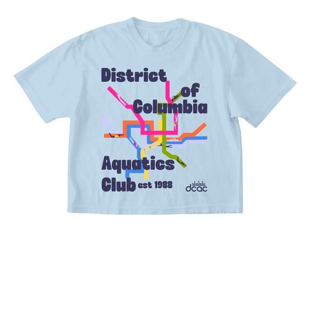 DC Metro Pride 2026, a Chambray Comfort Colors Boxy Tee