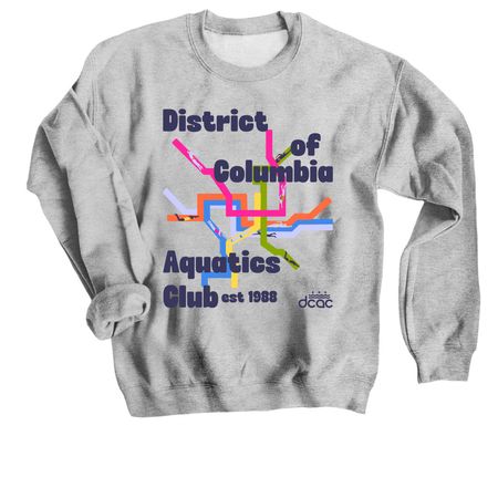 DC Metro Pride 2026, a Sport Grey Crewneck Sweatshirt