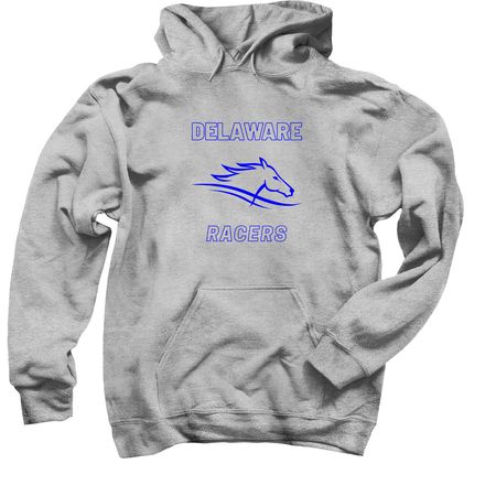 Delaware Racers Gear, a Sport Grey Pullover Hoodie